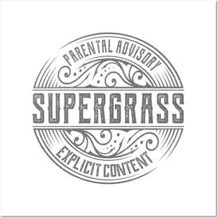 Supergrass Vintage Ornament Posters and Art